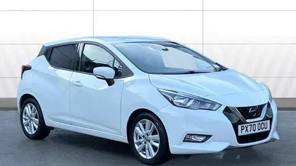White Used 2020 Nissan Micra Acenta Hatchback | £10,782 (Fair price)