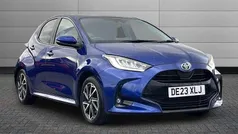 Blue Used 2023 Toyota Yaris Hybrid Design Hatchback | £17,750 (Fair price)