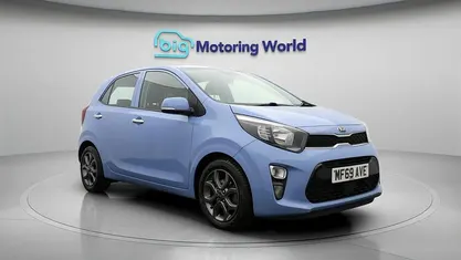 Used Kia Picanto 84 HP (61 kW) 2019 Blue Hatchback