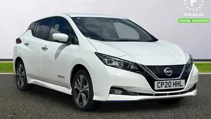 Used Nissan Leaf Tekna 160 kW (218 HP) 2020 White Hatchback