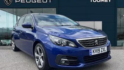 Used Peugeot 308 Allure 131 HP (96 kW) 2019 Blue Hatchback
