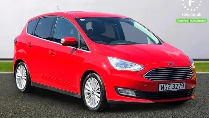 Used Ford C-MAX Titanium 101 HP (74 kW) 2019 Red MPV