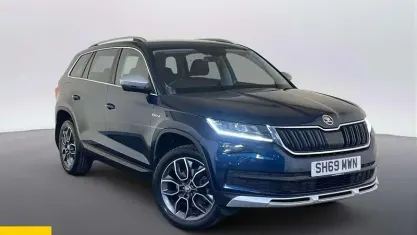 Usata Skoda Kodiaq Scout 4x4 150 CV (110 kW) 2019 Blu SUV