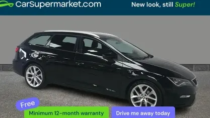 Begagnad Seat Leon FR 125 HK (91 kW) 2018 Svart Kombi