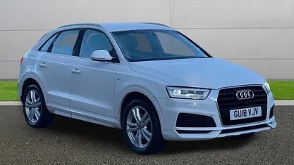 White Used 2018 Audi Q3 S-Line SUV | £14,999 (Fair price)