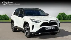White pearl bitone Used 2022 Toyota RAV4 Hybrid SUV | £25,990 (Fair price)