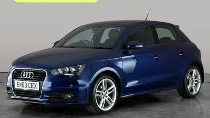 Used Audi A1 Sportback S-Line 86 HP (63 kW) 2014 Blue Hatchback