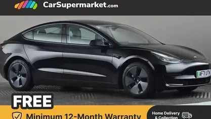 Black Used 2021 Tesla Model 3 Standard Range Sedan | £17,497 (Fair price)