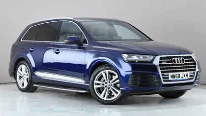 Używany Audi Q7 S-Line 231 KM (169 kW) 2018 Niebieski SUV
