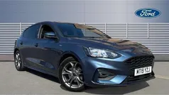 Blue Used 2019 Ford Focus ST-Line Hatchback | £11,850 (Fair price)