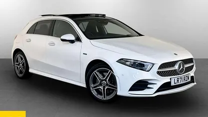 White Used 2021 Mercedes A250 AMG Line Premium Plus Hatchback | £18,495 (Fair price)