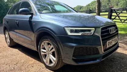 Used Audi Q3 S-Line 150 HP (110 kW) 2017 Blue SUV