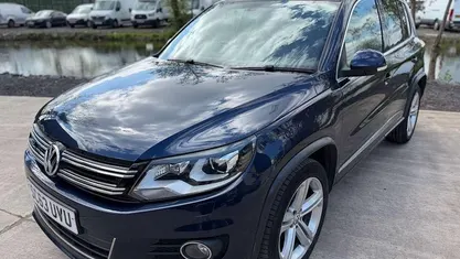 Used VW Tiguan R-line 140 HP (102 kW) 2014 Blue SUV
