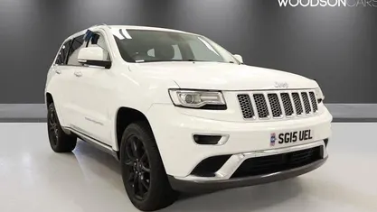 White Used 2015 Jeep Grand Cherokee Summit SUV | £13,350 (Fair price)
