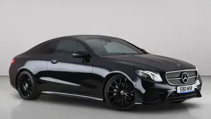 Used Mercedes E220 AMG line 194 HP (142 kW) 2018 Black Coupe