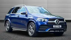 Blue Used 2021 Mercedes GLE350 AMG line SUV | £41,890 (Fair price)