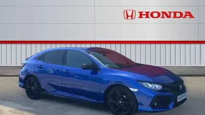 Begagnad Honda Civic Sport 126 HK (92 kW) 2019 Blå Halvkombi