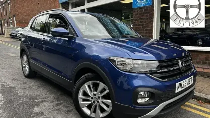 Used VW T-Cross SE 95 HP (69 kW) 2023 Blue SUV