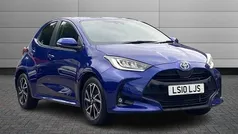 Blue Used 2023 Toyota Yaris Hybrid Design Hatchback | £18,195 (Fair price)