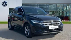 Deep black pearlescent Used 2024 VW T-Roc R-line SUV | £28,652 (Fair price)