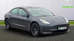 Grey Used 2022 Tesla Model 3 Performance Sedan | £21,599 (Fair price)