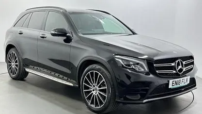 Used Mercedes GLC250 AMG Line Premium 211 HP (155 kW) 2018 Black Estate