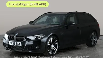 Black Used 2018 BMW 320 M Sport Estate | £15,390 (Fair price)