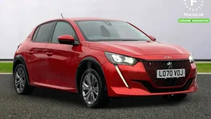 Used Peugeot e-208 Allure Premium 100 kW (136 HP) 2021 Red Hatchback