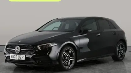 Used Mercedes A250 AMG Line Premium Plus 218 HP (160 kW) 2022 Black Hatchback
