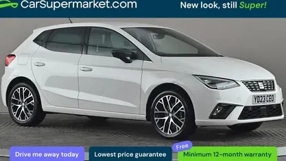 Used Seat Ibiza XCELLENCE Lux 110 HP (80 kW) 2023 White Hatchback