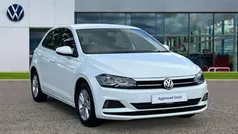 Pure white Used 2018 VW Polo SE Hatchback | £10,379 (Fair price)