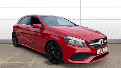 Used Mercedes A200 Executive 150 HP (110 kW) 2018 Red Hatchback