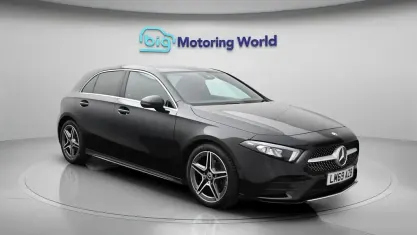 Used Mercedes A180 AMG line 116 HP (85 kW) 2019 Black Hatchback