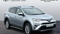 Silver Used 2017 Toyota RAV4 Hybrid SUV | £18,000 (Fair price)
