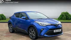 Nebula blue Used 2021 Toyota C-HR Design SUV | £18,790 (Fair price)