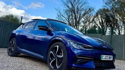 Used Kia EV6 GT-Line S 167 kW (228 HP) 2023 Blue SUV