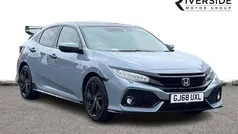 Grey Used 2018 Honda Civic Sport Plus Hatchback | £14,790 (Fair price)