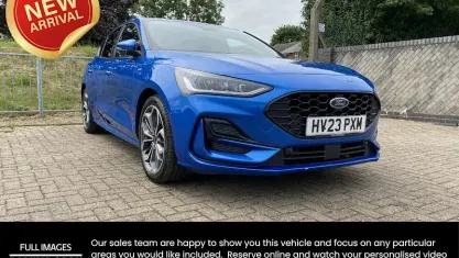 Used Ford Focus ST-Line X 125 HP (91 kW) 2023 Blue Hatchback