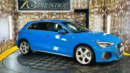 Used Audi A3 Sportback e-tron S-Line 204 HP (150 kW) 2022 Blue Hatchback