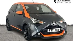 Grey/ orange Used 2021 Toyota Aygo Edition Hatchback | £11,490 (Fair price)