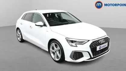 Used Audi A3 Sportback S-Line 110 HP (80 kW) 2023 White Hatchback
