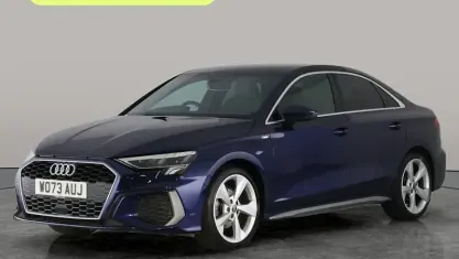 Used Audi A3 S-Line 110 HP (80 kW) 2024 Blue Sedan