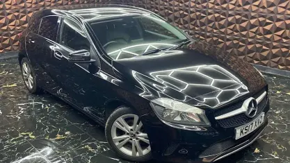Used Mercedes A180 109 HP (80 kW) 2017 Black Hatchback