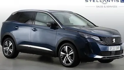 Blue Used 2022 Peugeot 3008 Allure Premium Estate | £14,408 (Fair price)