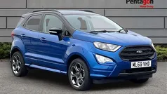 Lightning blue premium colour Used 2019 Ford Ecosport ST-Line SUV | £9,995 (Good price)