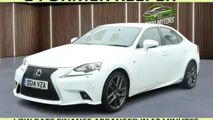Used Lexus IS300h Sport Line 223 HP (164 kW) 2014 White Sedan