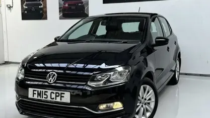 Used VW Polo SE 60 HP (44 kW) 2015 Black Hatchback