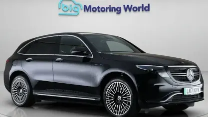 Used Mercedes EQC400 AMG line 300 kW (408 HP) 2021 Black SUV