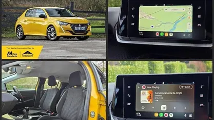 Yellow Used 2022 Peugeot 208 Active Premium Hatchback | £10,975 (Fair price)