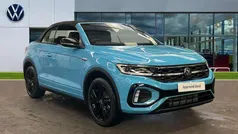 Teal blue black New 2025 VW T-Roc Cabriolet R-line Cabriolet | £32,690 (Super price)